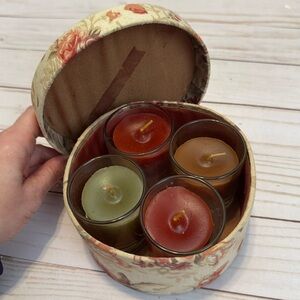 Northern lights candles